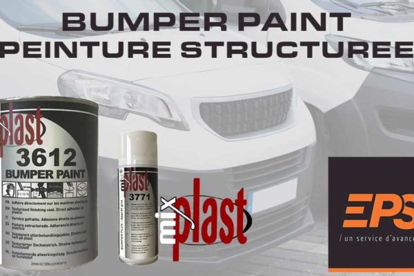 BUMPER PAINT, la peinture structurée monocomposant avec excellente adhérence sur la majorité des plastiques